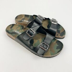 MISSION Ridge New Camo Black Double Strap Sandals Size Mens 10/11